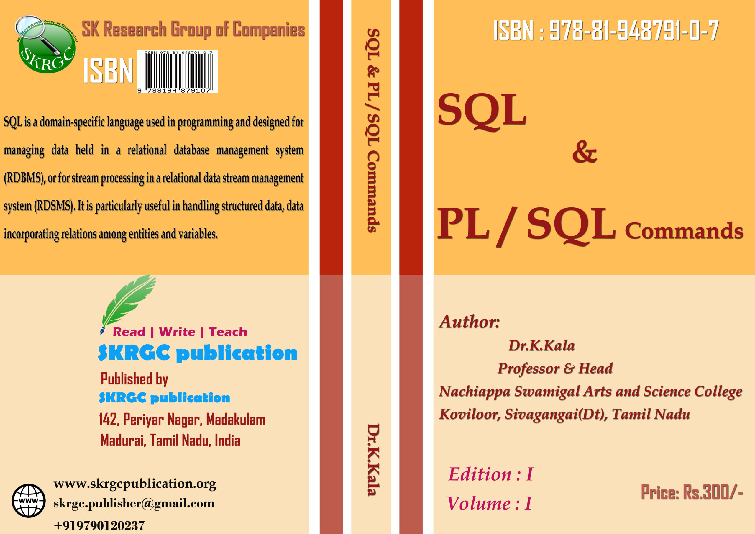 SQL & PL/SQL Commands
