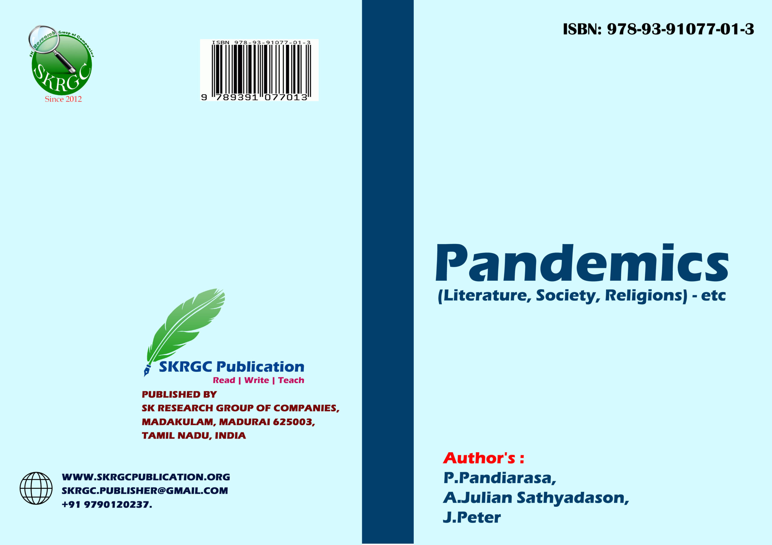 Pandamics(Literature, Society, Religions) – etc