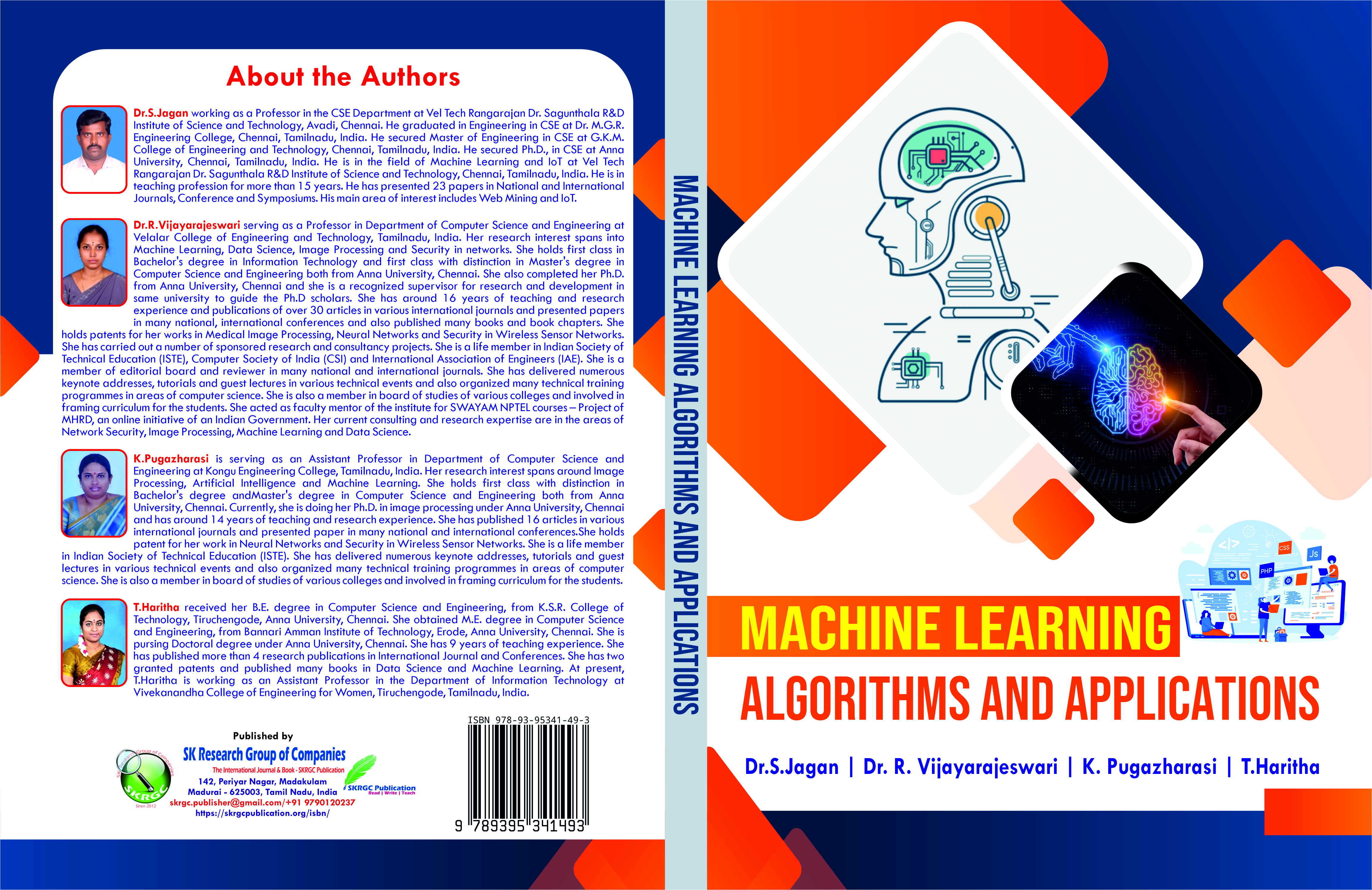 Machine Learning Algorithms and Applications