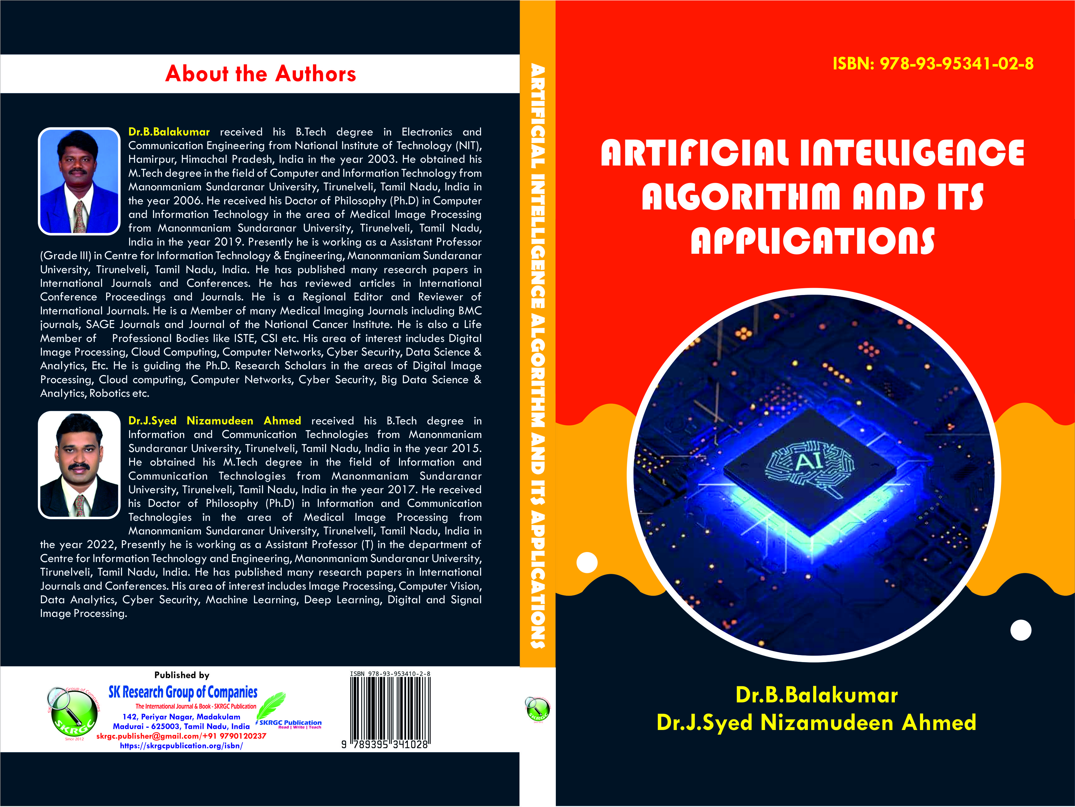 Artifical Intelligence Algorithm and its Applications