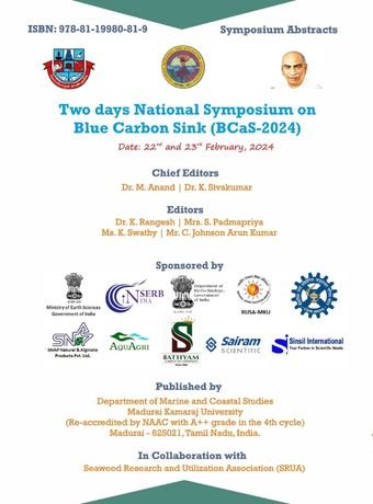 Two days National Symposium on Blue Carbon Sink (BCaS-2024) 22 and 23 February, 2024