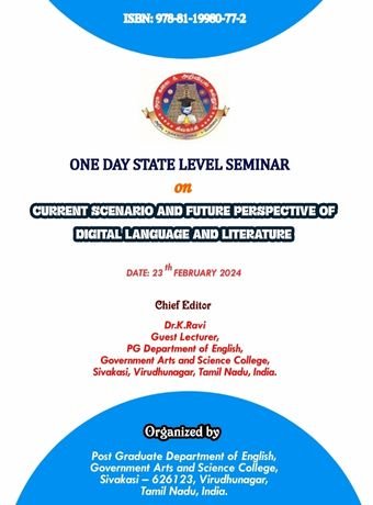 One Day State Level Seminar on Current Scenario and Future Perspective of Digital Language and Literature on 23th February 2024