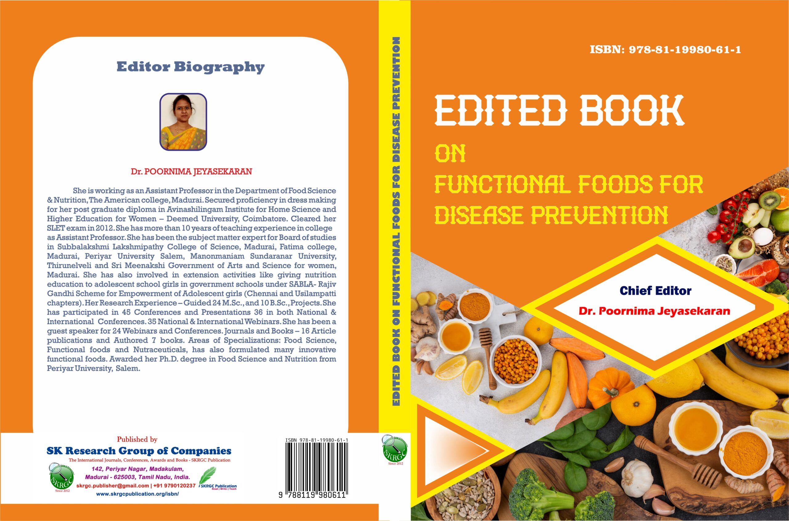 EDITED TEXT BOOK ON FUNCTIONAL FOODS FOR DISEASE PREVENTION