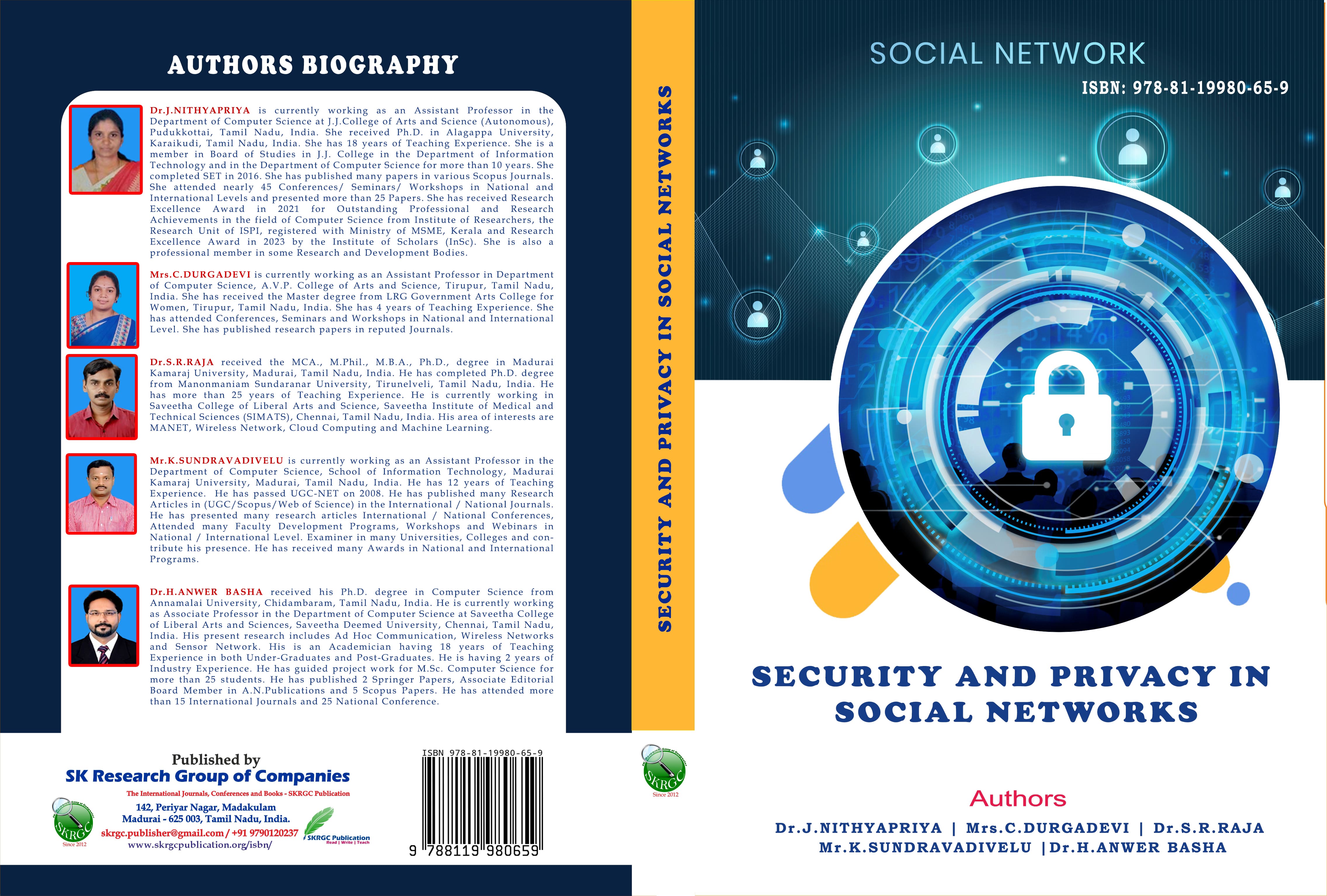 Security and Privacy in Social Networks