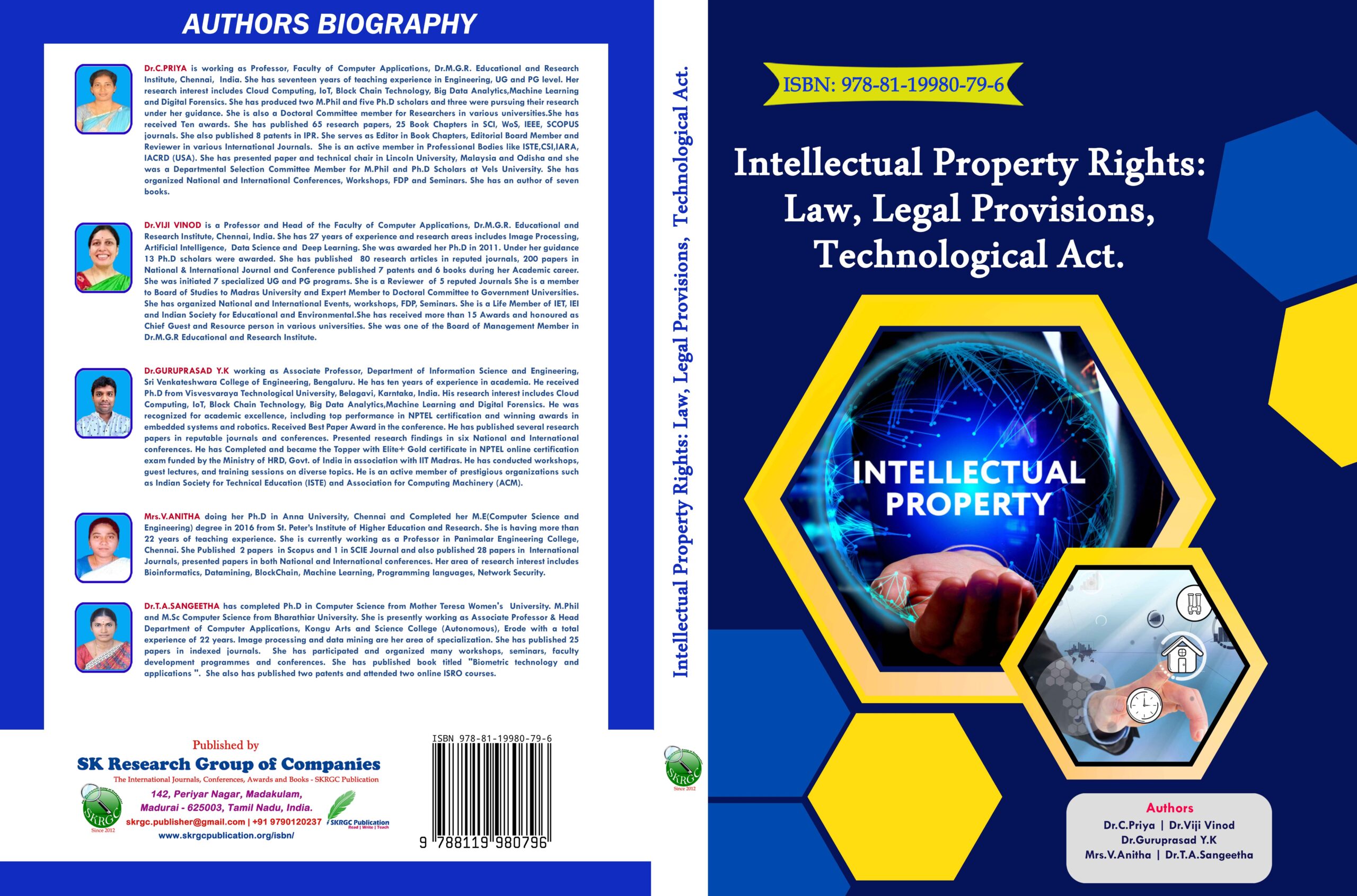 Intellectual Property Rights: Law, Legal Provisions, Technological Act.