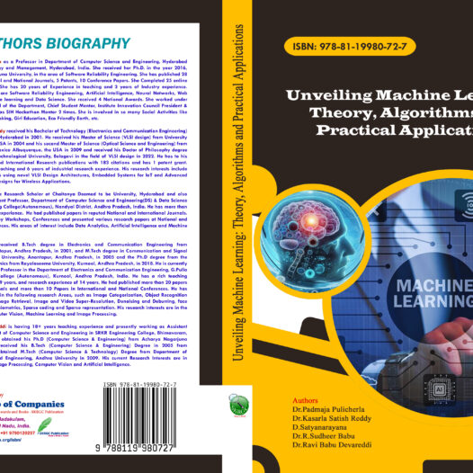 Unveiling Machine Learning: Theory, Algorithms and Practical Applications