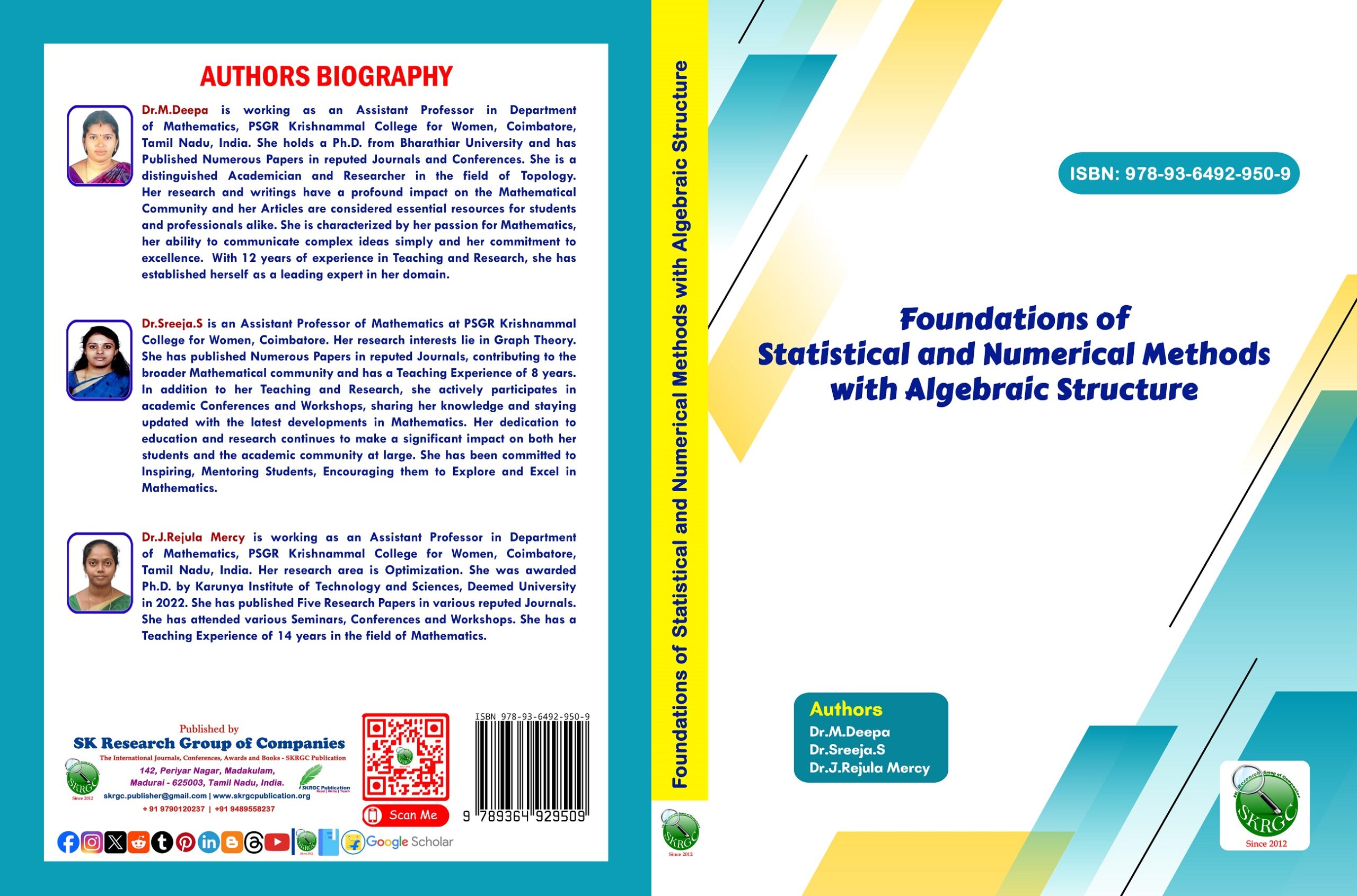 Foundations of Statistical and Numerical Methods with Algebraic Structure