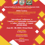 International Conference on Creative and Sustainable Development in Indian Industries an Impact (ICCSD-2025) – June 06 – 08, 2025
